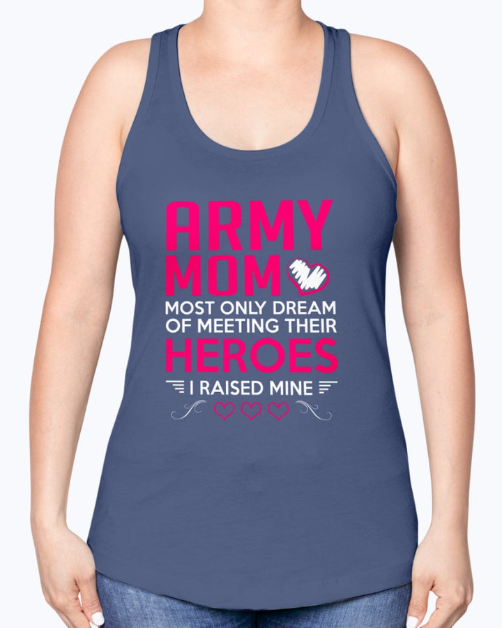 US Army Mom Raise My Hero T-shirts