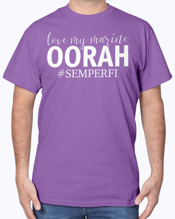 Proud Marine Mom Oorah T-shirts