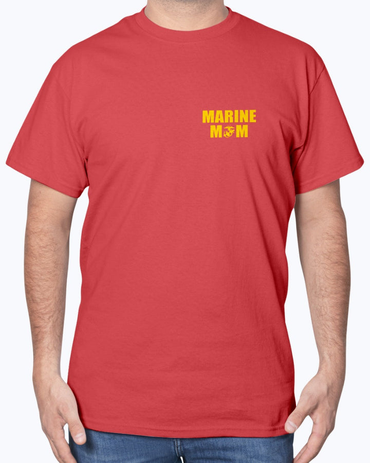 Proud US Marine Mom Scary T-shirts - MotherProud