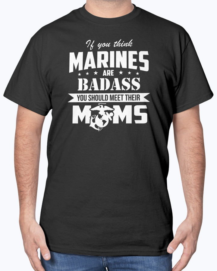 US Marine Mom Badass T-shirts image 7