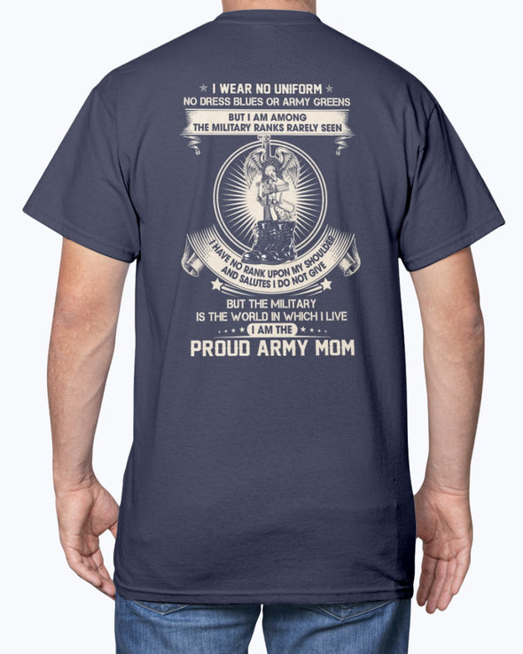 US Army Mom The Silent Ranks T-shirts - MotherProud