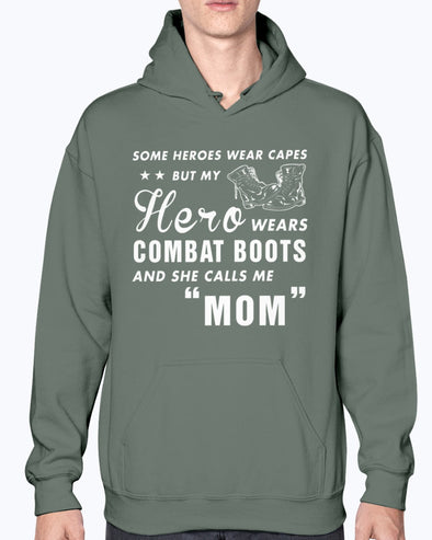 Military Mom Daughter Wears Combat Boots T-shirts