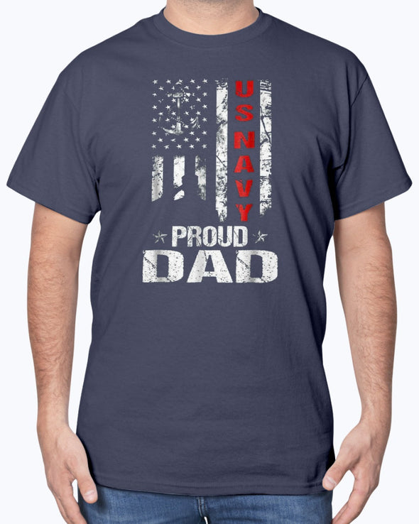 Proud U.S Navy Dad T-shirts - MotherProud