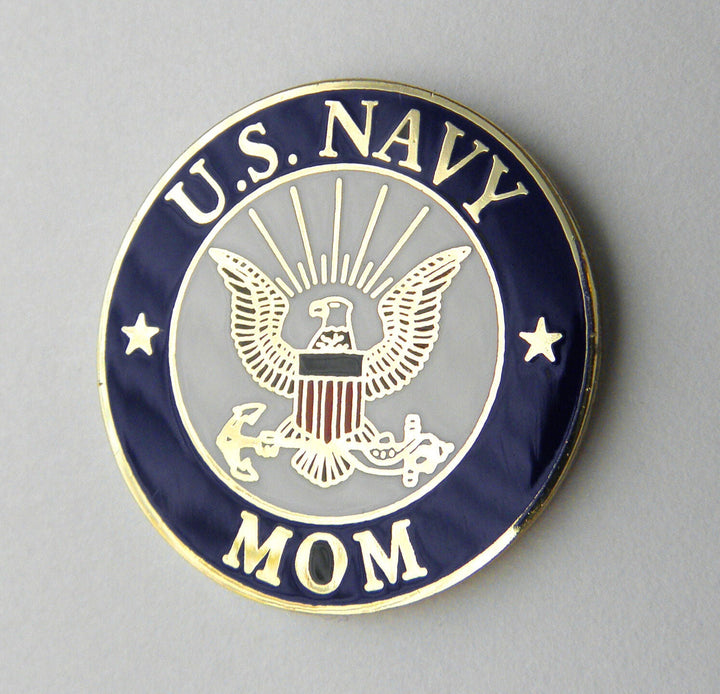US Navy Mom Lapel Pin - MotherProud