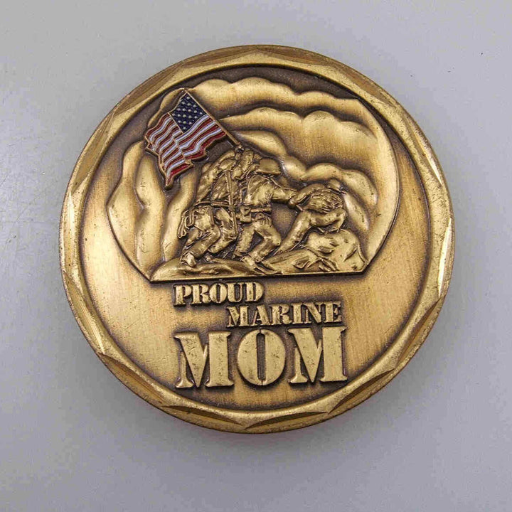 U.S. Marine Corps Proud Marine Mom Challenge Coin