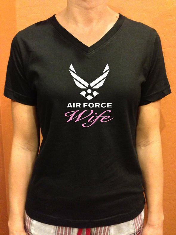 Air Force Wife Logo T-shirts - MotherProud
