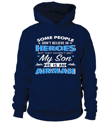 Air Force Mom Believe In Heroes T-shirts - MotherProud