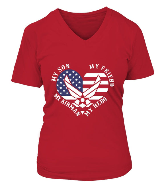 Air Force Mom My Friend My Hero T-shirts - MotherProud