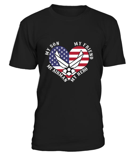 Air Force Mom My Friend My Hero T-shirts - MotherProud