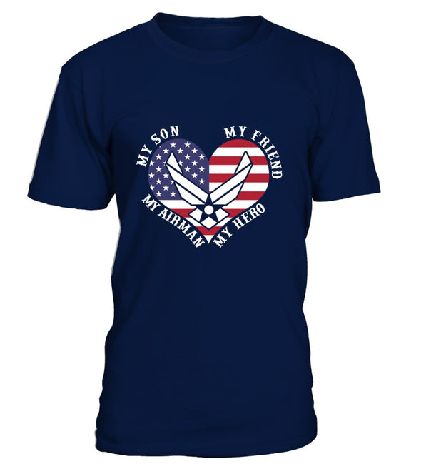 Air Force Mom My Friend My Hero T-shirts - MotherProud
