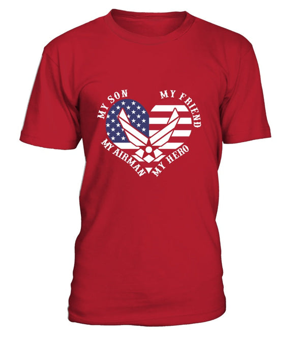 Air Force Mom My Friend My Hero T-shirts - MotherProud