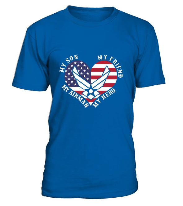 Air Force Mom My Friend My Hero T-shirts - MotherProud