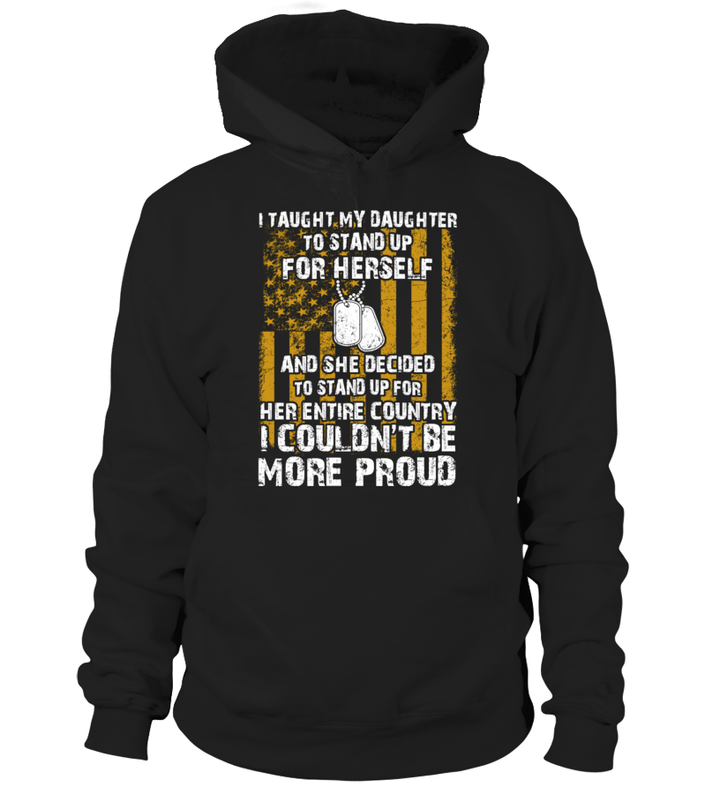 Army Mom Daughter Couldn't Be More Proud Front T-shirts - MotherProud