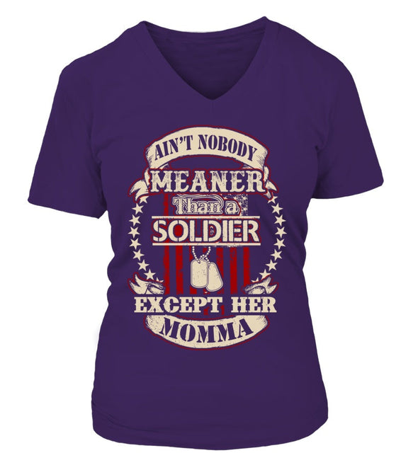 Army Mom Daughter Meaner T-shirts - MotherProud