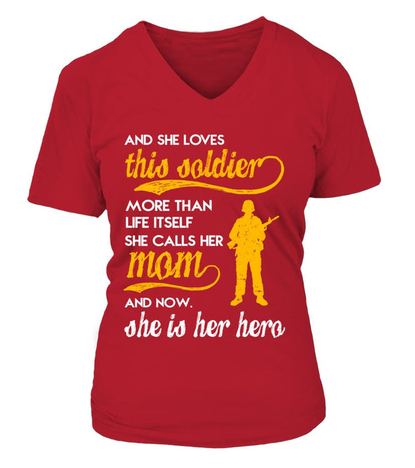 Army Mom Daughter More Than Life Itself T-shirts - MotherProud