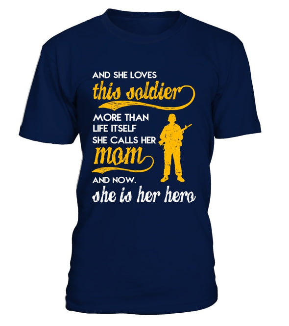 Army Mom Daughter More Than Life Itself T-shirts - MotherProud