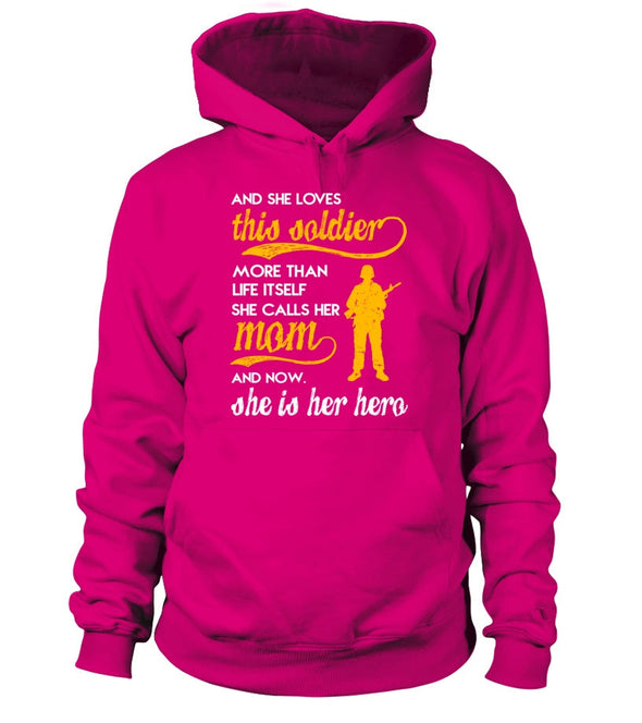 Army Mom Daughter More Than Life Itself T-shirts - MotherProud
