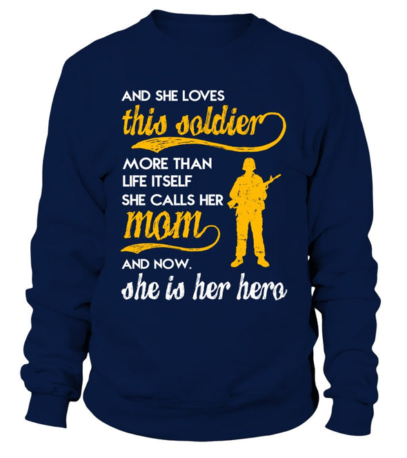 Army Mom Daughter More Than Life Itself T-shirts - MotherProud