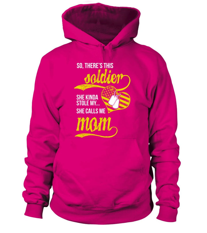 Army Mom Daughter Stole My Heart T-shirts - MotherProud
