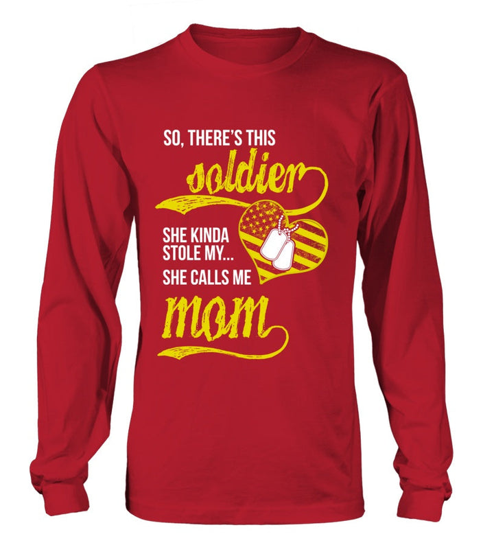 Army Mom Daughter Stole My Heart T-shirts - MotherProud