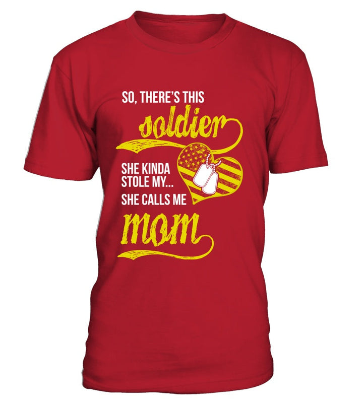 Army Mom Daughter Stole My Heart T-shirts - MotherProud