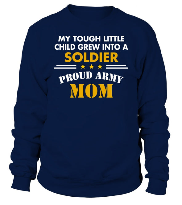 Army Mom Tough Little Child T-shirts - MotherProud