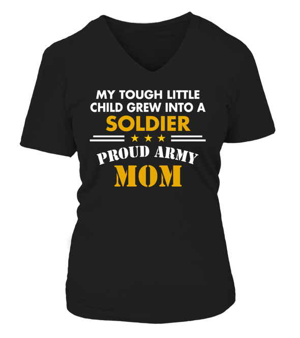 Army Mom Tough Little Child T-shirts - MotherProud