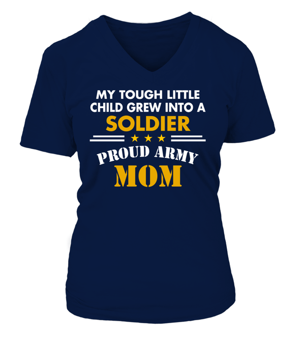 Army Mom Tough Little Child T-shirts - MotherProud