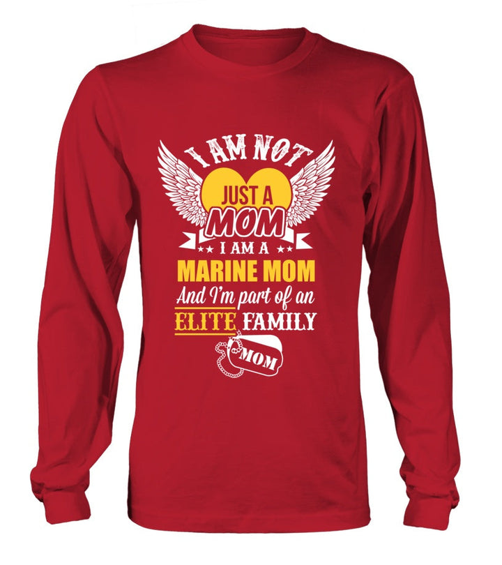 Marine Mom Elite Family T-shirts - MotherProud