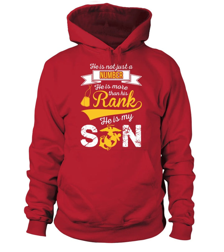 Marine Mom More Than Rank T-shirts - MotherProud