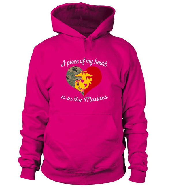 Marine Mom Piece Of My Heart T-shirts - MotherProud