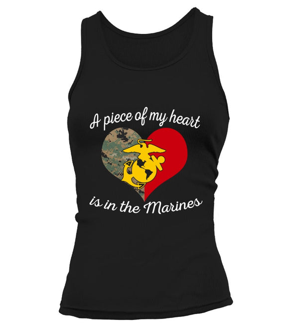 Marine Mom Piece Of My Heart T-shirts - MotherProud