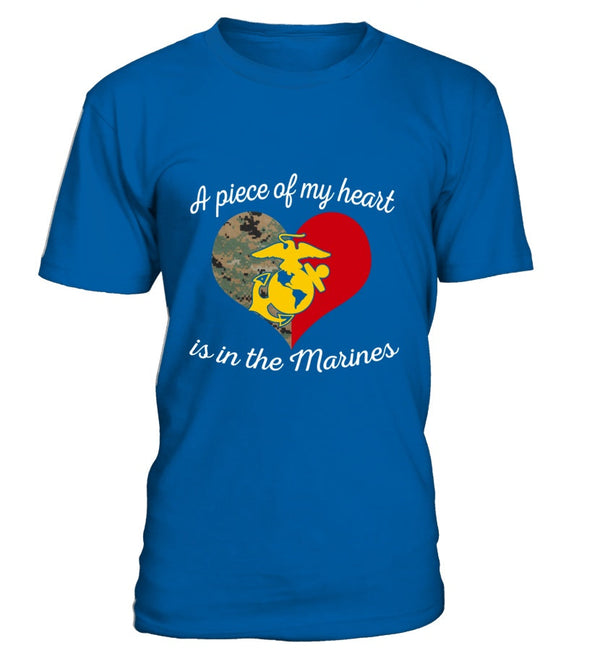 Marine Mom Piece Of My Heart T-shirts - MotherProud