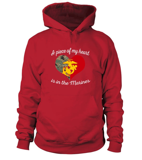 Marine Mom Piece Of My Heart T-shirts - MotherProud