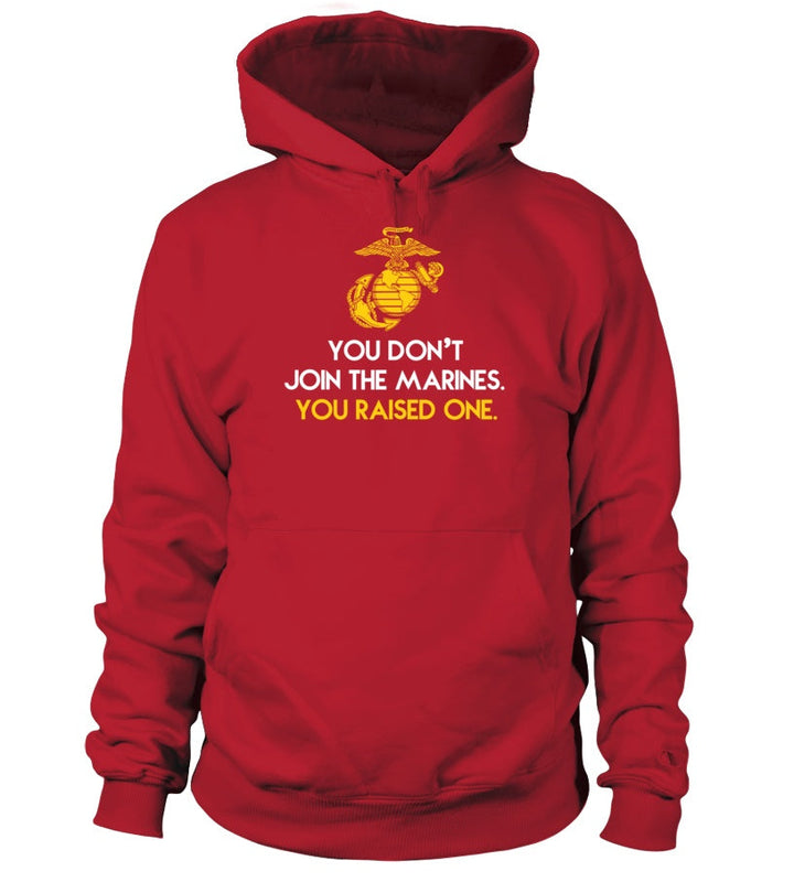 Marine Mom Raised One T-shirts - MotherProud