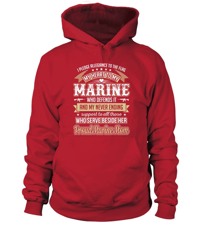 Marne Mom Daughter Pledge Allegiance T-shirts - MotherProud