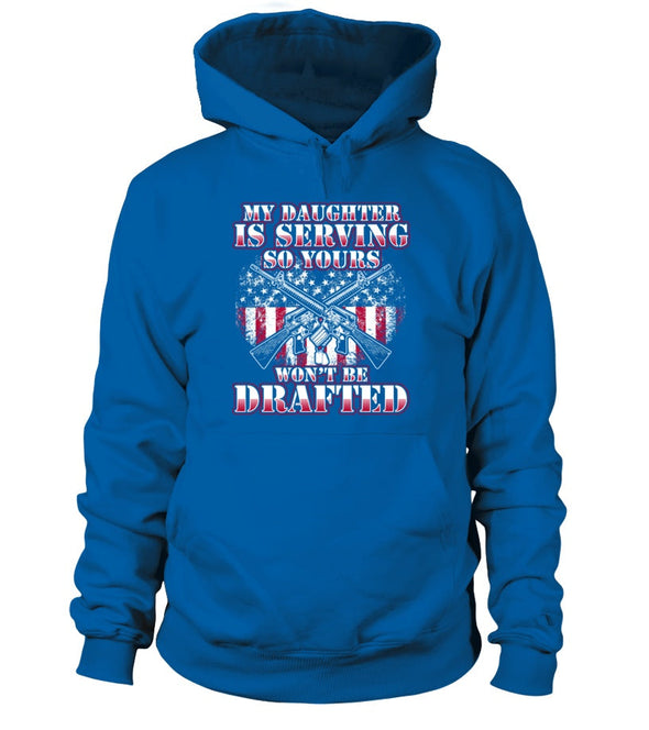 Military Mom Drafted Daughter T-shirts - MotherProud