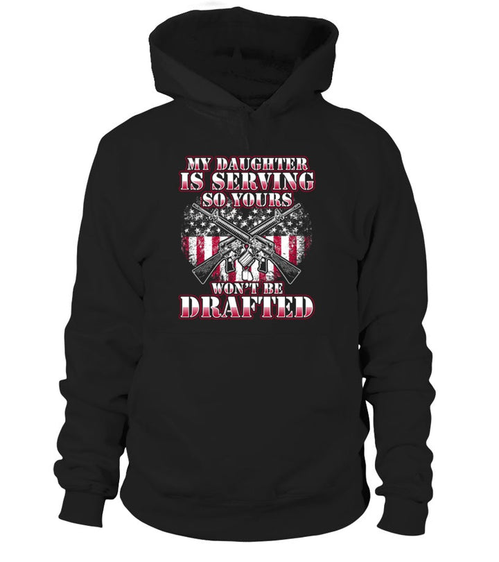 Military Mom Drafted Daughter T-shirts - MotherProud