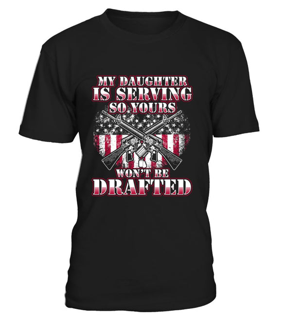 Military Mom Drafted Daughter T-shirts - MotherProud
