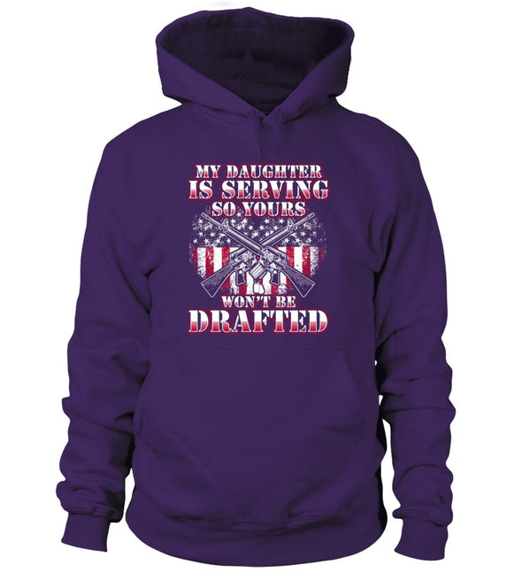Military Mom Drafted Daughter T-shirts - MotherProud