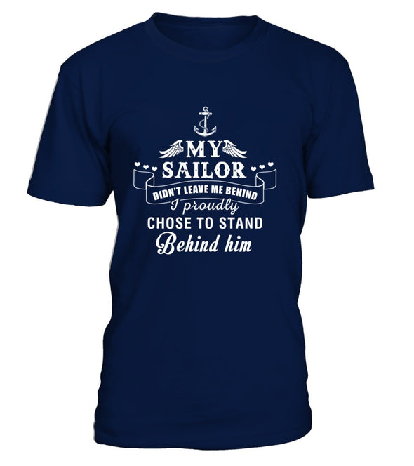 Navy Mom Choose Behind T-shirts - MotherProud