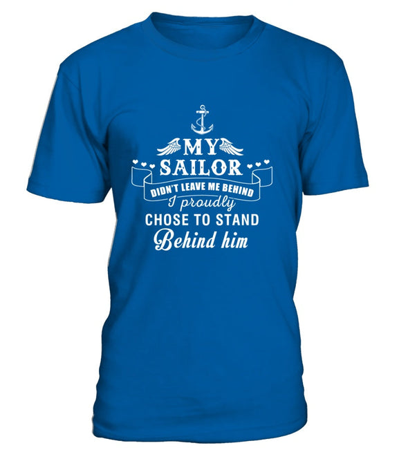 Navy Mom Choose Behind T-shirts - MotherProud