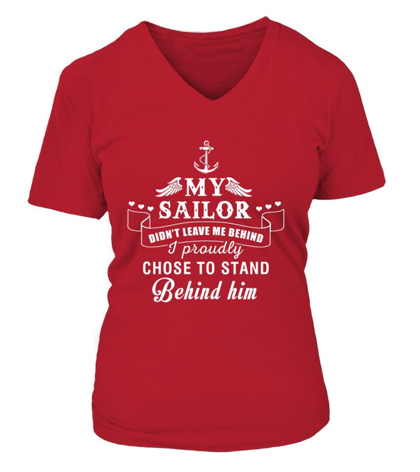 Navy Mom Choose Behind T-shirts - MotherProud