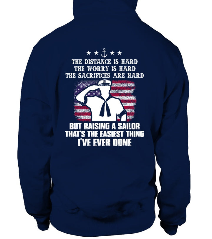 Navy Mom Easy Raising Sailor 2-Sides T-shirts - MotherProud