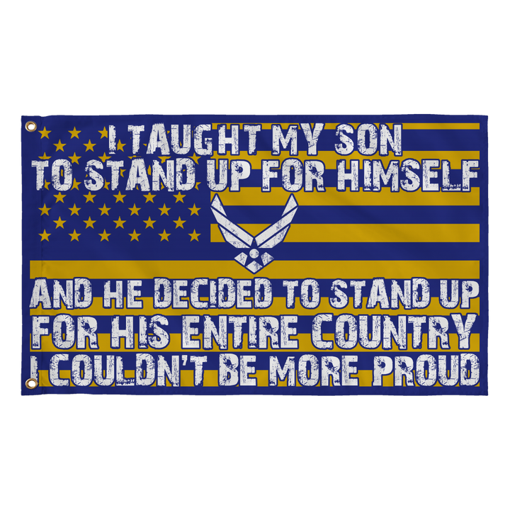 Air Force Mom Couldn't Be More Proud Flag - MotherProud