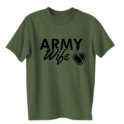 Army Wife Dogtags T-shirts