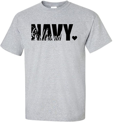 Navy Girlfriend Cute T-shirts