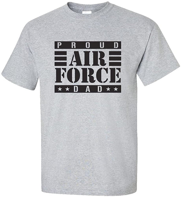 Proud Air Force Dad Crewneck T-shirts