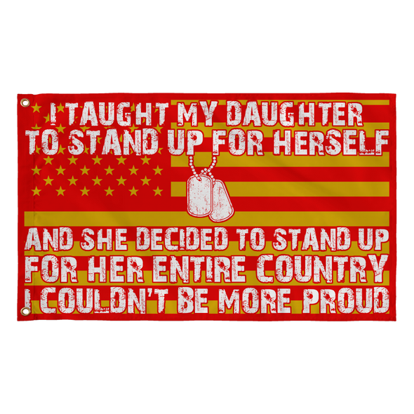 Army Mom Couldn't Be More Proud Daughter Flag - MotherProud