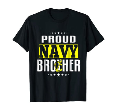 Proud Brother Navy T-shirts